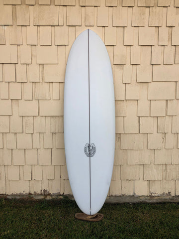 Kookapinto Shapes Surfboards Kookapinto Shapes | 6'3" Thin Twin Clear FCS Surfboard  - SurfBored