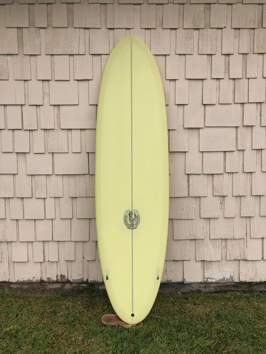 Kookapinto Shapes Surfboards Kookapinto Shapes | 7'0" Thin Twin Daffodil Yellow Surfboard  - SurfBored