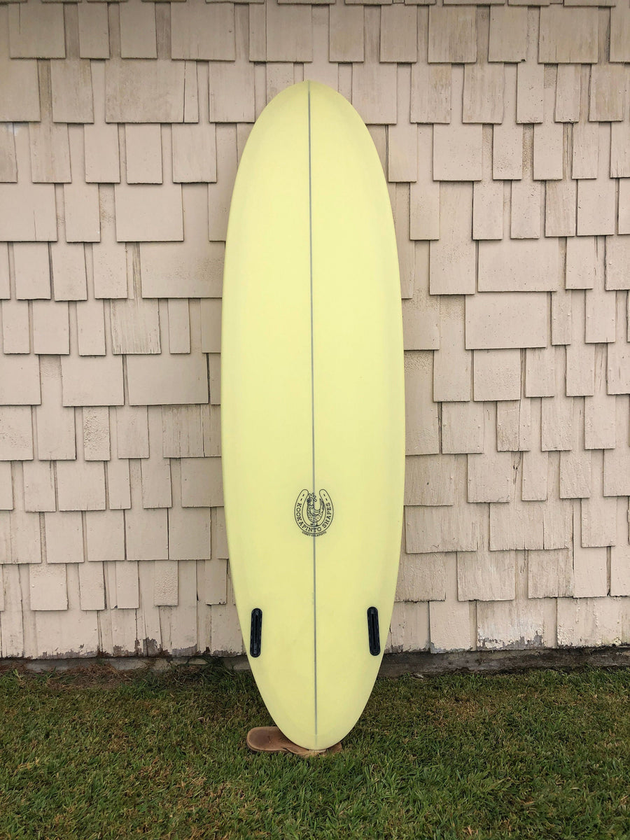 Kookapinto Shapes Surfboards Kookapinto Shapes | 7'0" Thin Twin Daffodil Yellow Surfboard  - SurfBored