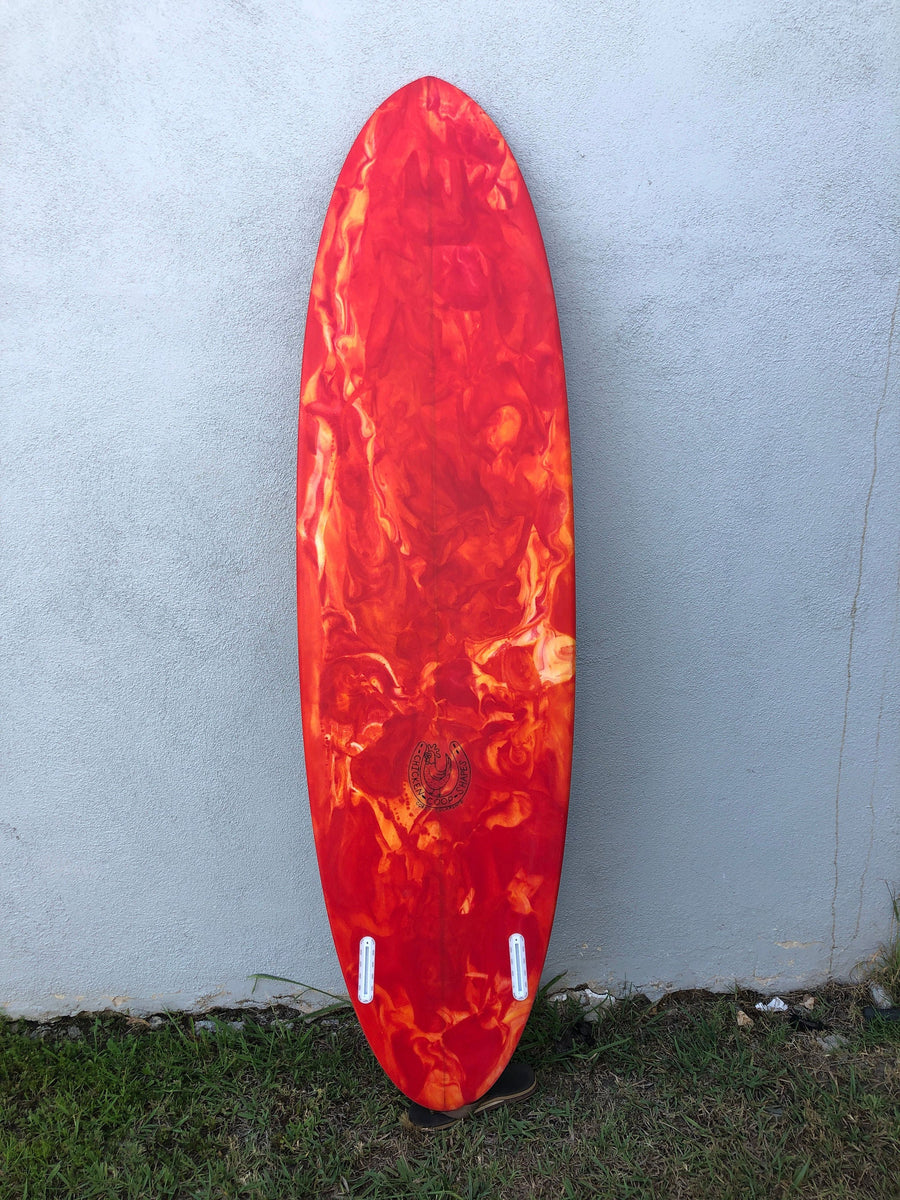 Kookapinto Shapes Surfboards Kookapinto Shapes | 7'0" Thin Twin Fire Surfboard  - SurfBored