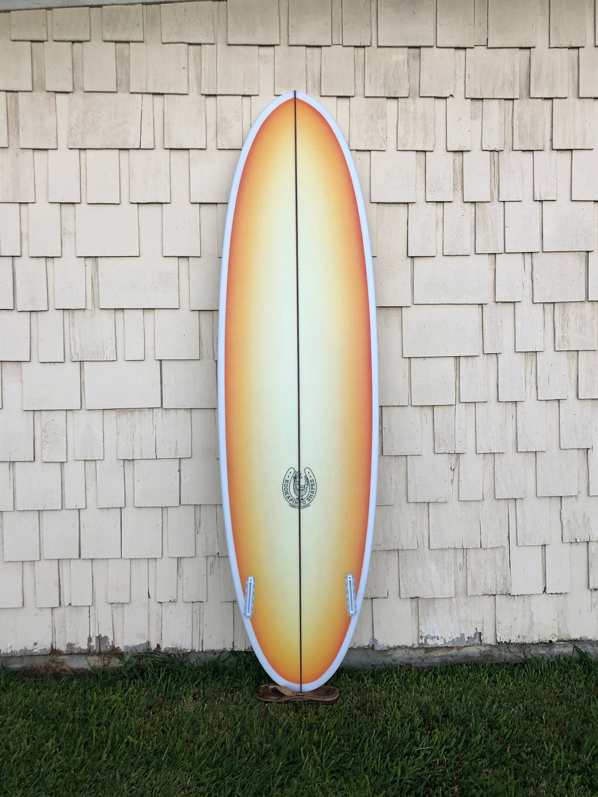 Kookapinto Shapes Surfboards Kookapinto Shapes | 7'0" Thin Twin Warm Airbrush Fade Surfboard  - SurfBored