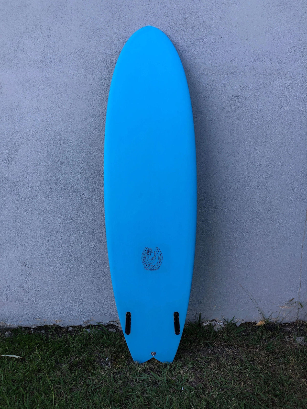 Kookapinto Shapes Surfboards Kookapinto Shapes | Baitfish Twin Fin 6’10" Skye Blue Surfboard  - SurfBored
