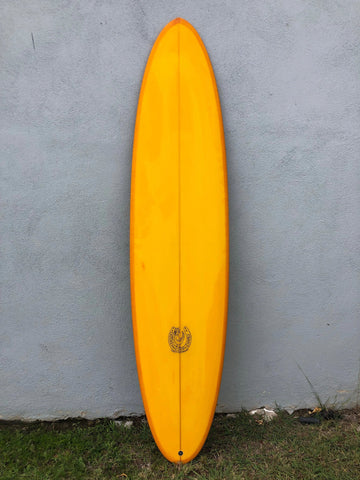 Kookapinto Shapes Surfboards Kookapinto Shapes | Thin Twin 7’10" Amber Surfboard  - SurfBored