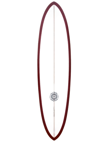 Koz McRae | Poseidon Twin Fin 6'10" Surfboard Boat Resin Top - SurfBored