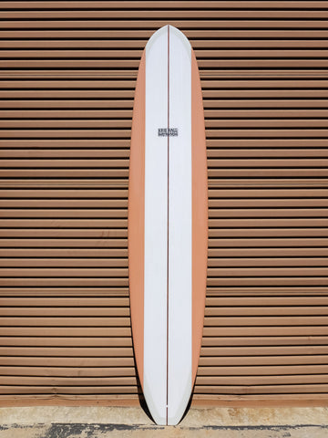 Kris Hall Surfboards Kris Hall | 9’4” Model-O Dusty Rose Panels Longboard  - SurfBored