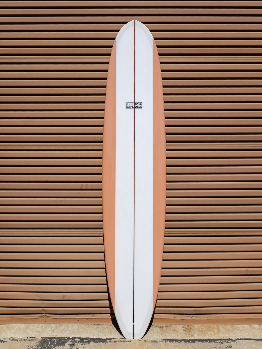 Kris Hall Surfboards Kris Hall | 9’4” Model-O Dusty Rose Panels Longboard  - SurfBored