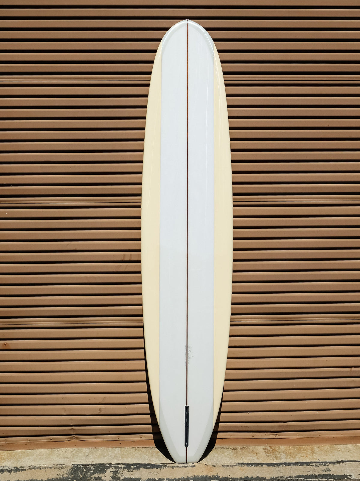 Kris Hall Surfboards Kris Hall | 9’6” Model-O Butterscotch Panels Longboard  - SurfBored