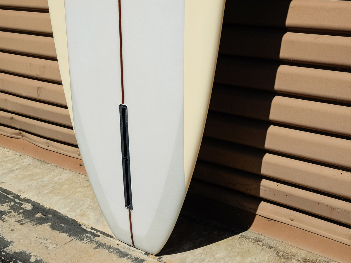 Kris Hall Surfboards Kris Hall | 9’6” Model-O Butterscotch Panels Longboard  - SurfBored