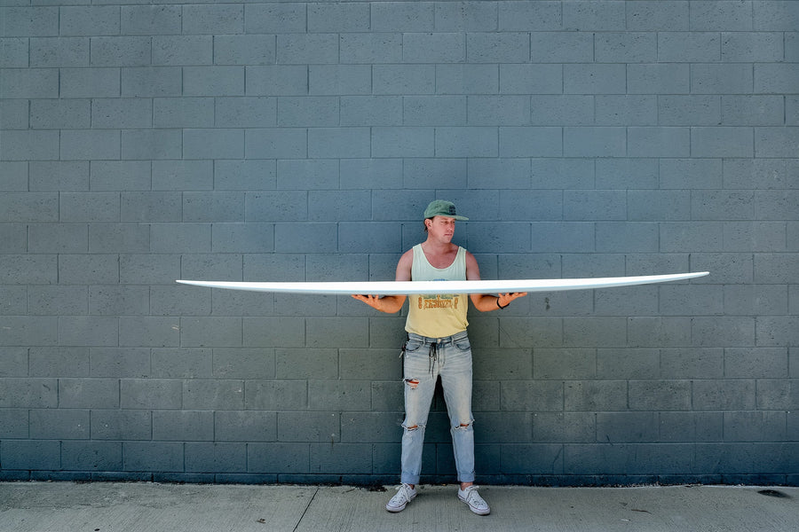 Kris Hall Surfboards Kris Hall | Daily Cup 9’6" Arctic Blue Yater Stringer  - SurfBored