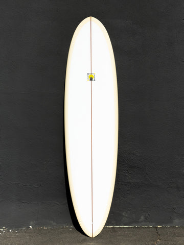 Kris Hall Surfboards Kris Hall | Egg 7'2" Clear Cream  - SurfBored