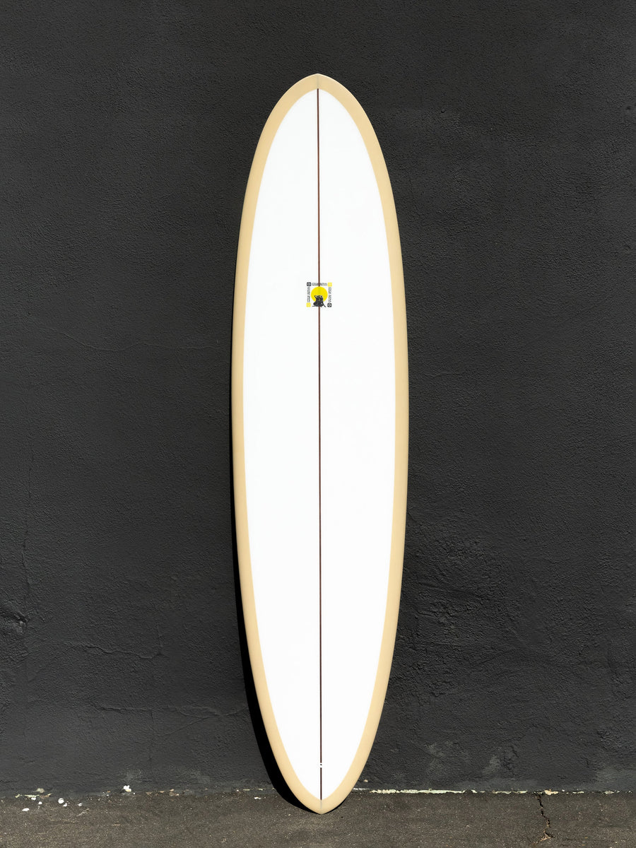 Kris Hall Surfboards Kris Hall | Egg 7'4" Clear Coffee  - SurfBored