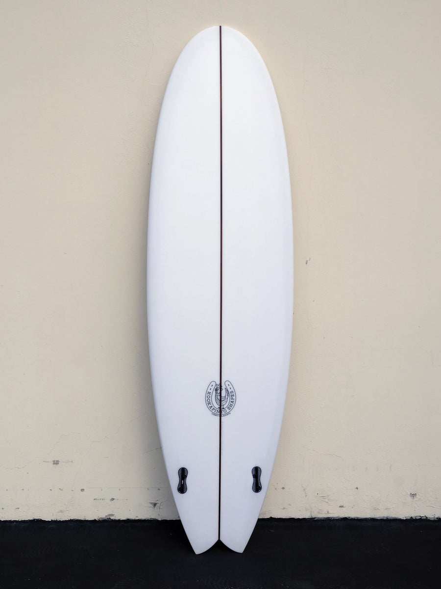 6'10" Fishy Noserider Clear Surfboard
