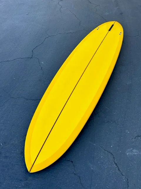 LOVE MACHINE | 8'6 LIZZY | GOLDEN YELLOW SURFBOARD