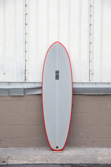 THE GUILD 5'10 MP-EGG - GRAY/RED AIRBRUSH - Surf Bored