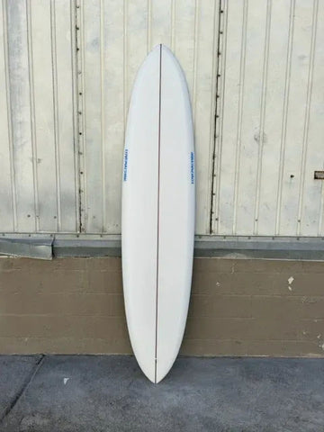 LOVE MACHINE | 8'6" THICK LIZZY CLEAR SURFBOARD - Surf Bored