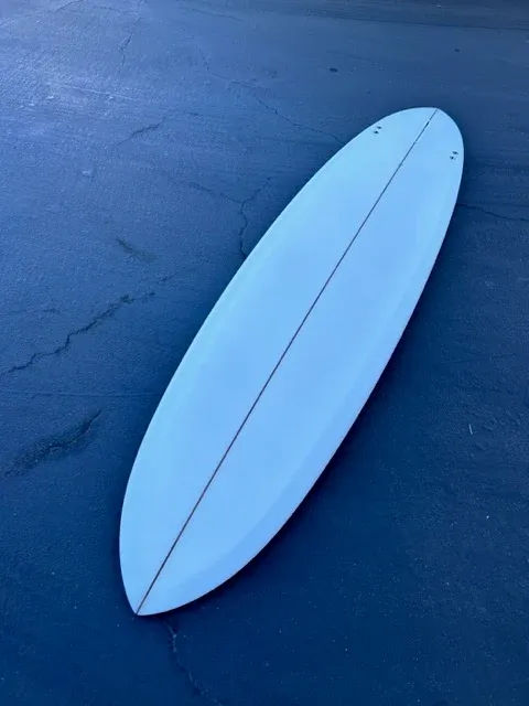 LOVE MACHINE | 8'6" THICK LIZZY CLEAR SURFBOARD - Surf Bored