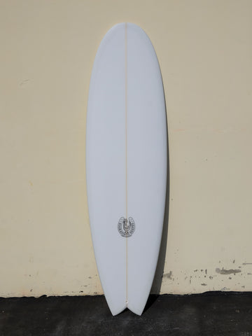 6'8" Fishy Noserider Clear Surfboard