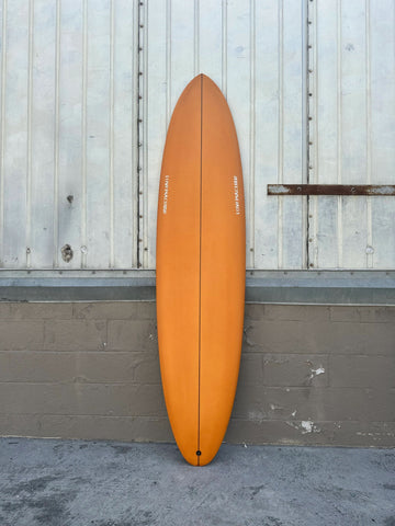 Love Machine | LOVE MACHINE | 7'8" FM PUMPKIN / SPLIT ABSTRACT SURFBOARD - Surf Bored