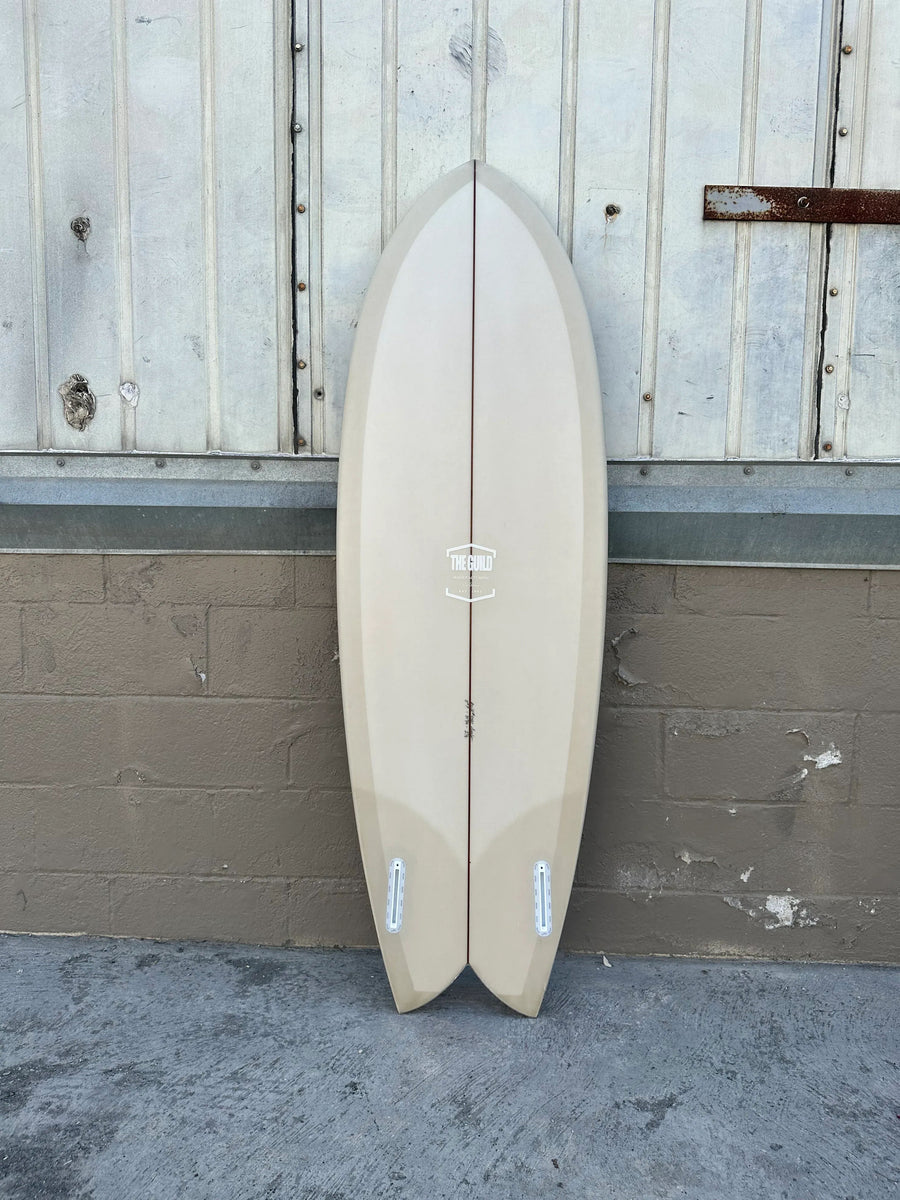 The Guild | THE GUILD 5'7" | ANGLER FISH SAND / ABSTRACT SURFBOARD - Surf Bored