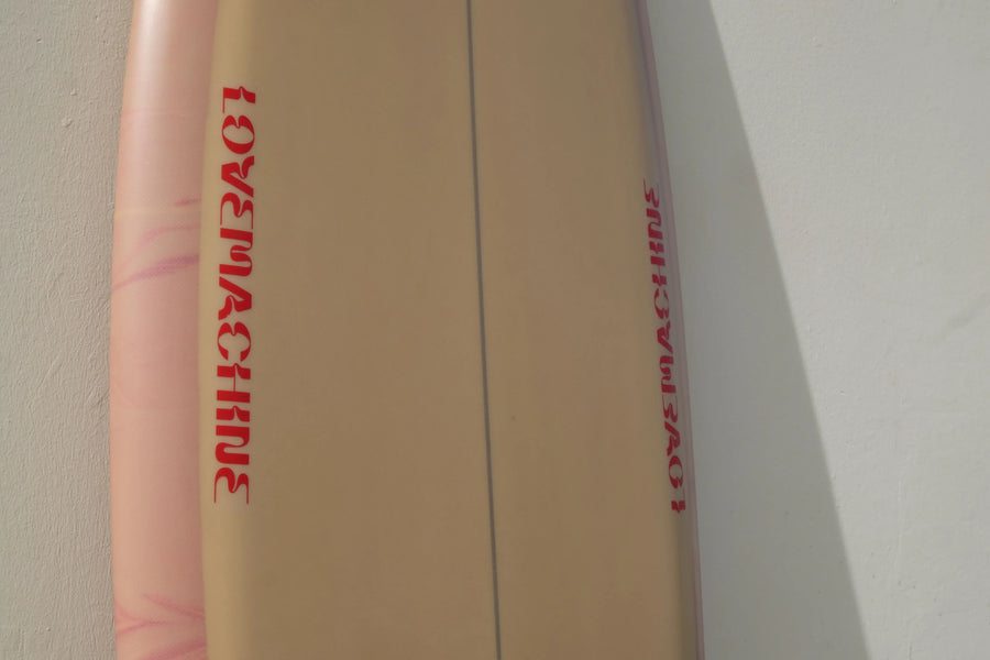 Love Machine | 5'3" Wills Fish I Tan/Abstract Surfboard - Surf Bored