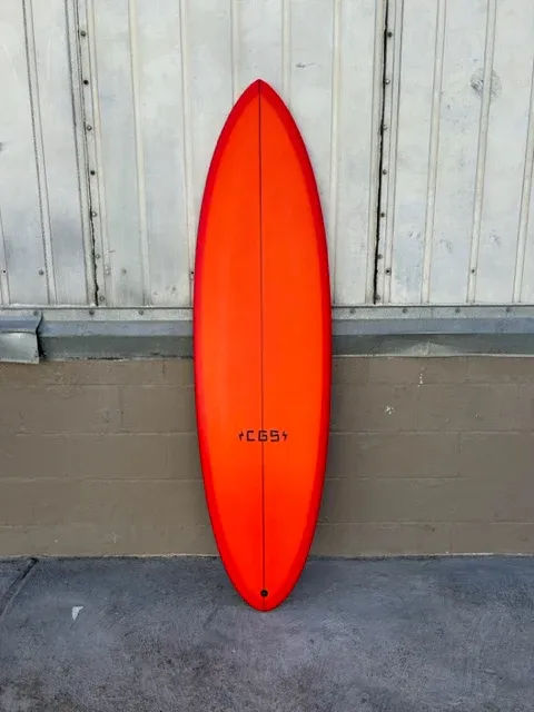 COREY GRAHAM SHAPES | 6'4" QCT RED/ORANGE SURFBOARD - Surf Bored