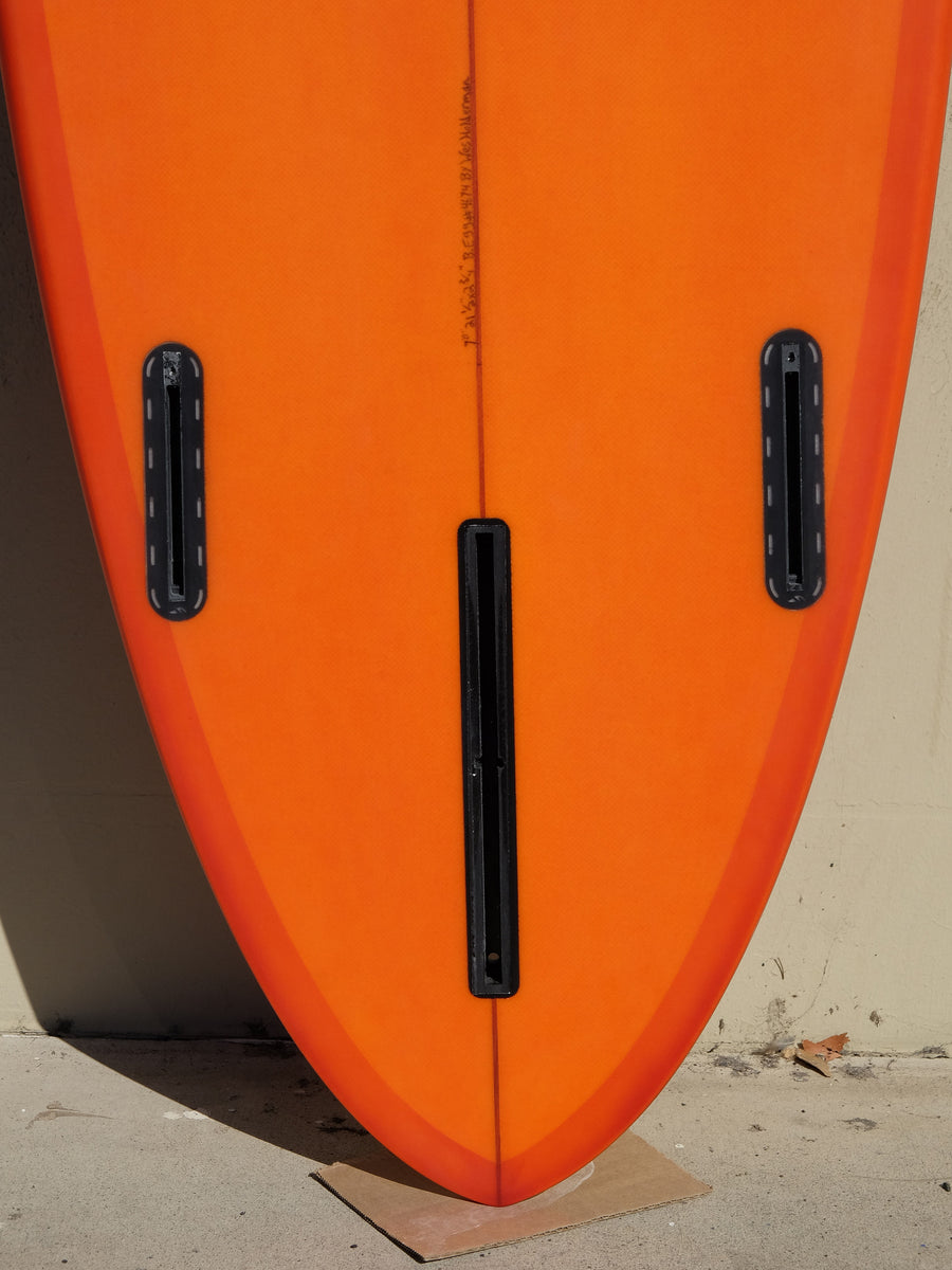WESTON Surfboards // 7'0" B.Egg // Burnt Orange Surfboard - Surf Bored