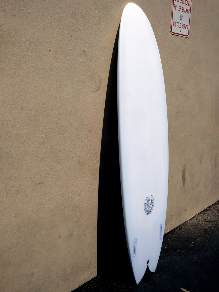 Kookapinto Shapes | 6'10" Thick Twin Fish / Epoxy Stringerless Surfboard - Surf Bored