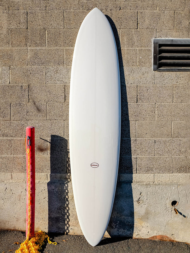 Mangiagli Surfboards | 8'6" M4 Mid Pin Grey Surfboard - Surf Bored