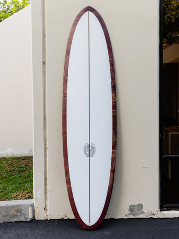 Kookapinto Shapes | 7'7" Thin Twin Mocha Swirl Surfboard - Surf Bored