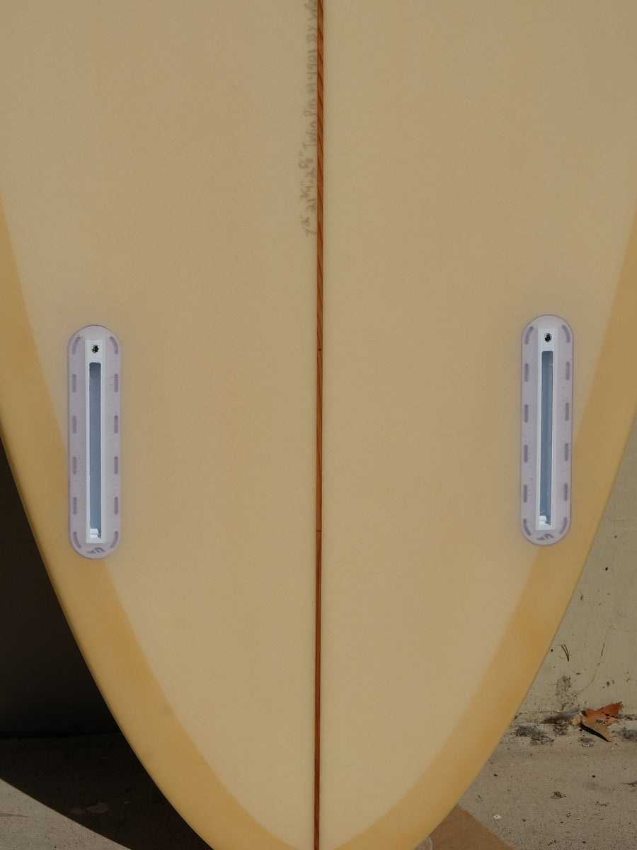 WESTON Surfboards // 7'2'' Twin Pin // Straw Yellow Surfboard - Surf Bored
