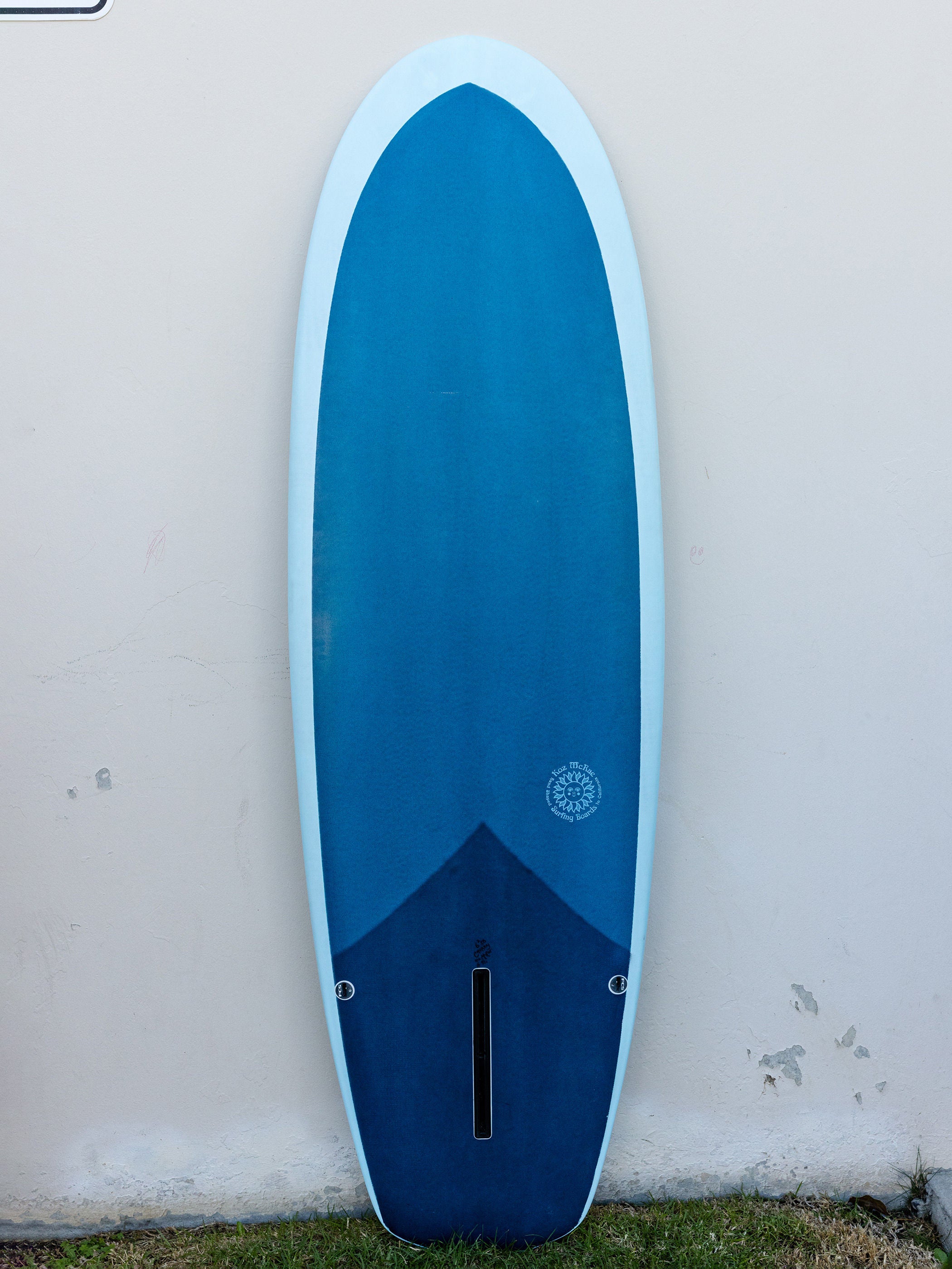 Koz McRae SurfingBoards 6 2 Stubby Diamond Tail Blue Surfboard koz-mcrae-surfingboards-6-2-stubby-diamond-tail-blue-surfboard