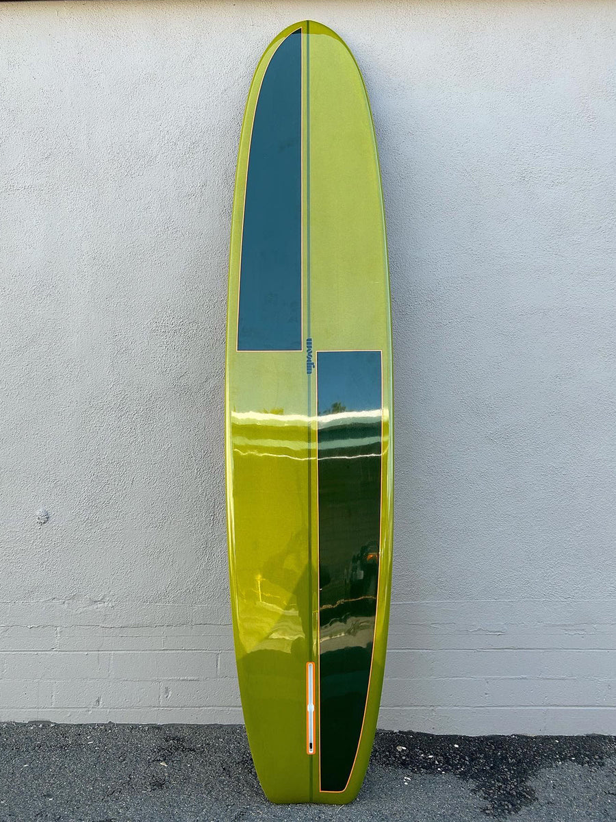 Woodin Surfboards | 9'4" High Roller in Avocado Green Longboard - Surf Bored