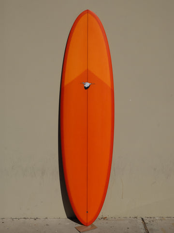 WESTON Surfboards // 7'0" B.Egg // Burnt Orange Surfboard - Surf Bored