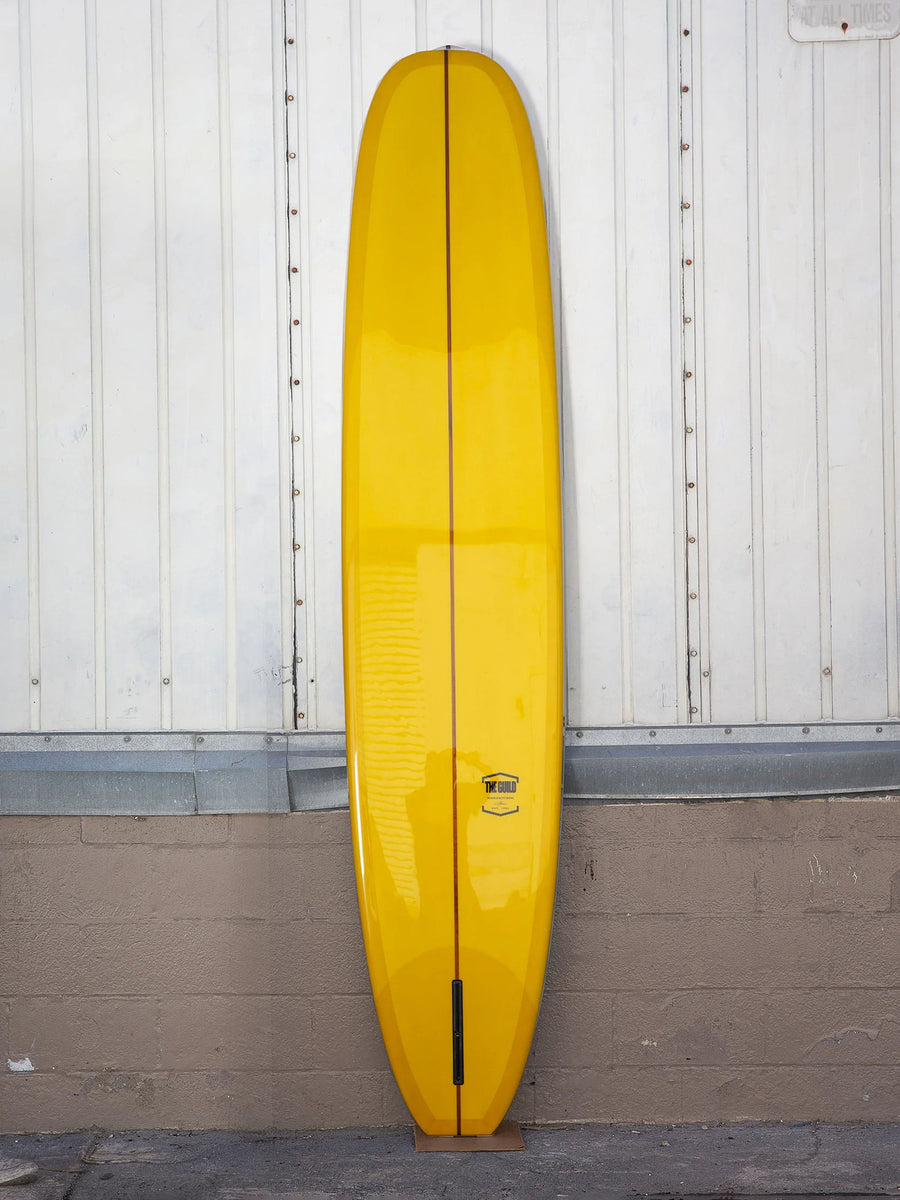 The Guild | 9'6" Noserider Mustard Green Longboard - Surf Bored
