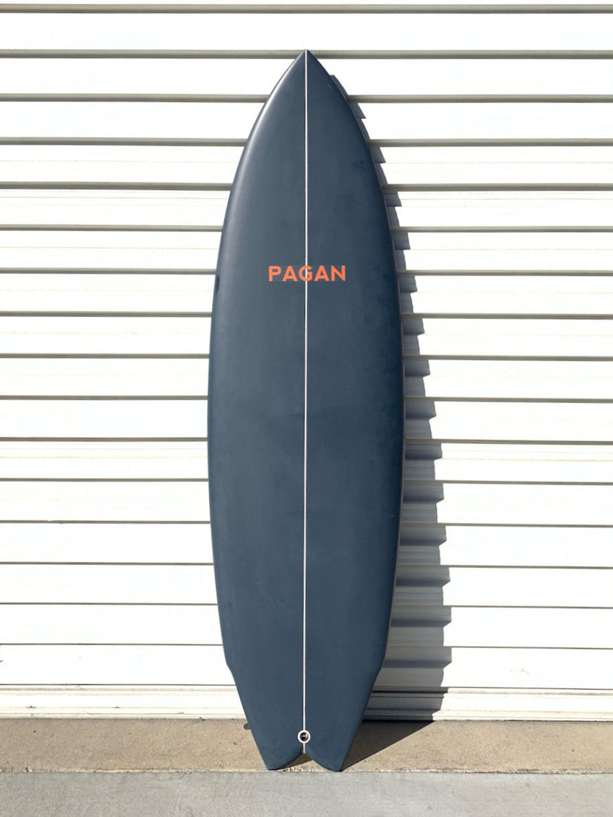 Pagan USA | 5'8" Modern Twin Charcoal Gray Surfboard - Surf Bored