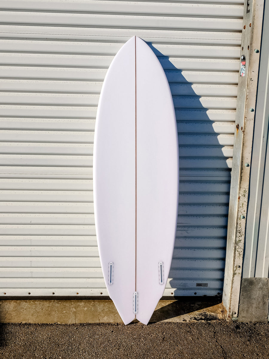 Mangiagli Surfboards | 5'10" M2 Performance Fish White Surfboard - Surf Bored