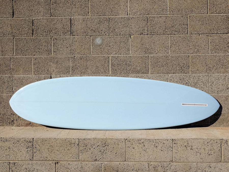 Mangiagli Surfboards | 7'2" M4 Mid Pin Blue Surfboard - Surf Bored