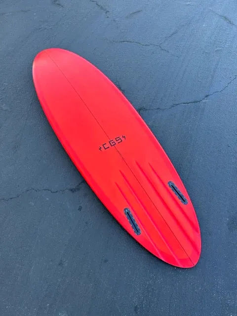 COREY GRAHAM SHAPES | 6'4" QCT RED/ORANGE SURFBOARD - Surf Bored