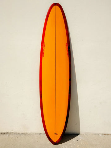 Love Machine | LOVE MACHINE | 8'0" VBOWLS | AMBER/ABSTRACT SURFBOARD - Surf Bored