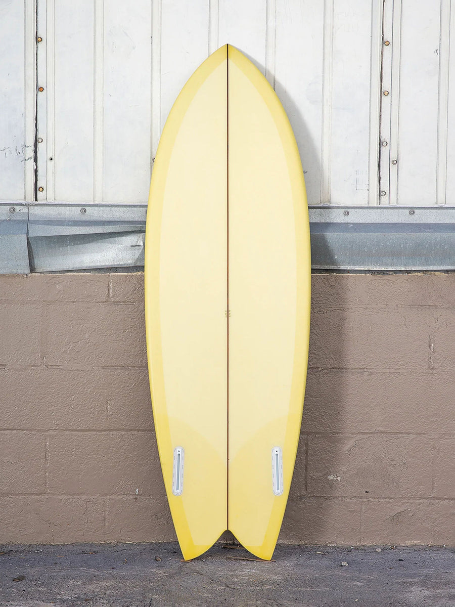 Love Machine | 5'3" Wills Fish Old Board Yellow - Surf Bored