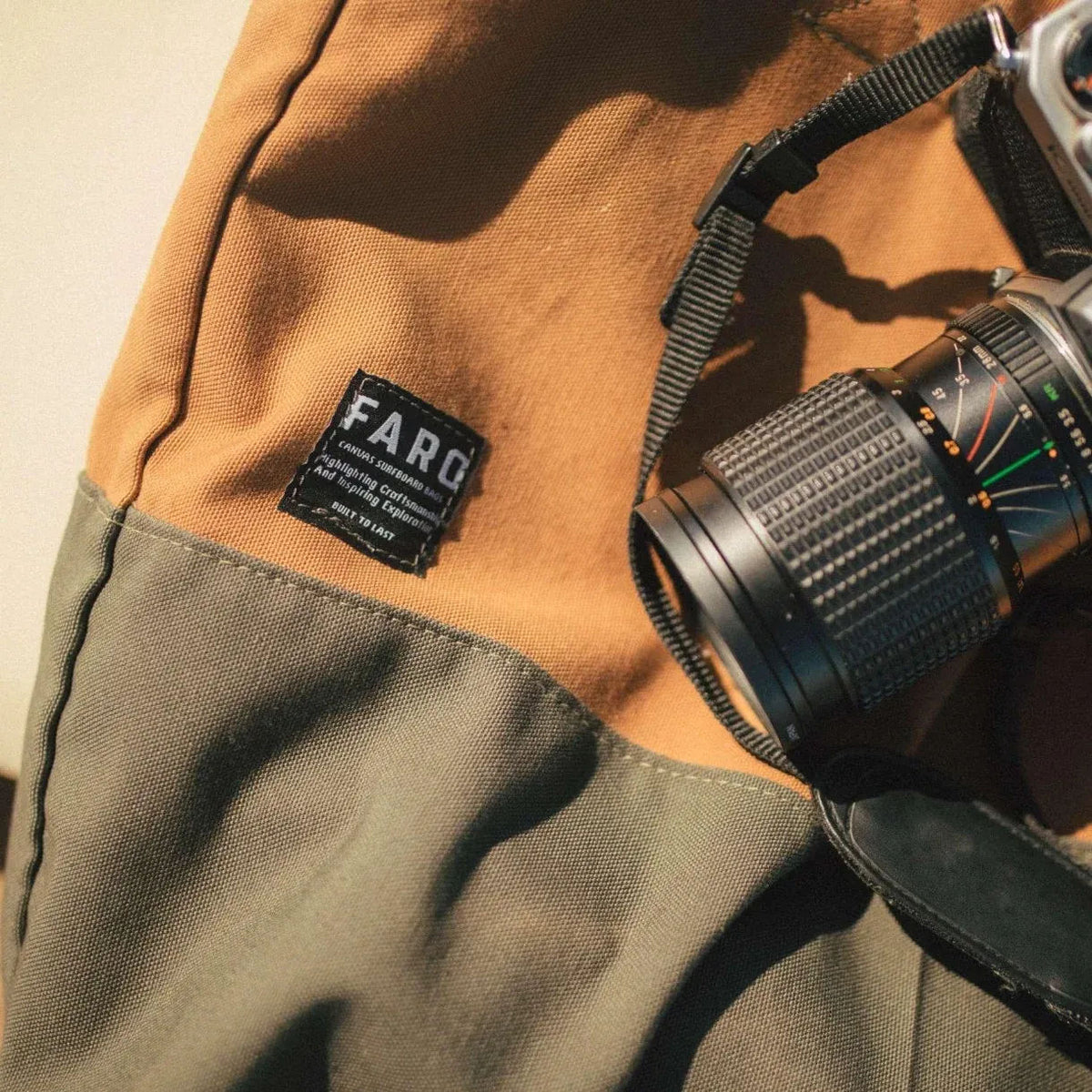 The FARO Canvas Tote - Desert/ Olive - Surf Bored