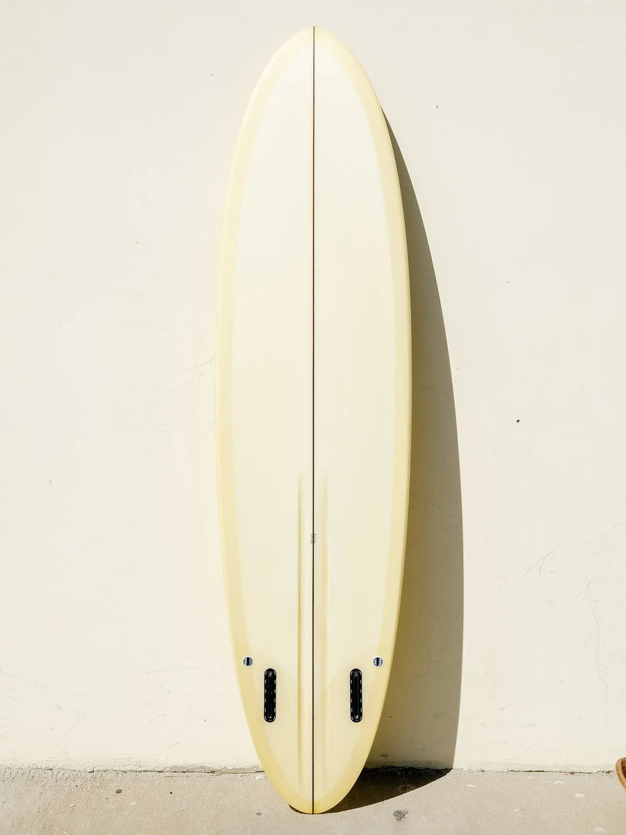 Love Machine | LOVE MACHINE | 7'2" FM | OLD BOARD YELLOW SURFBOARD - Surf Bored