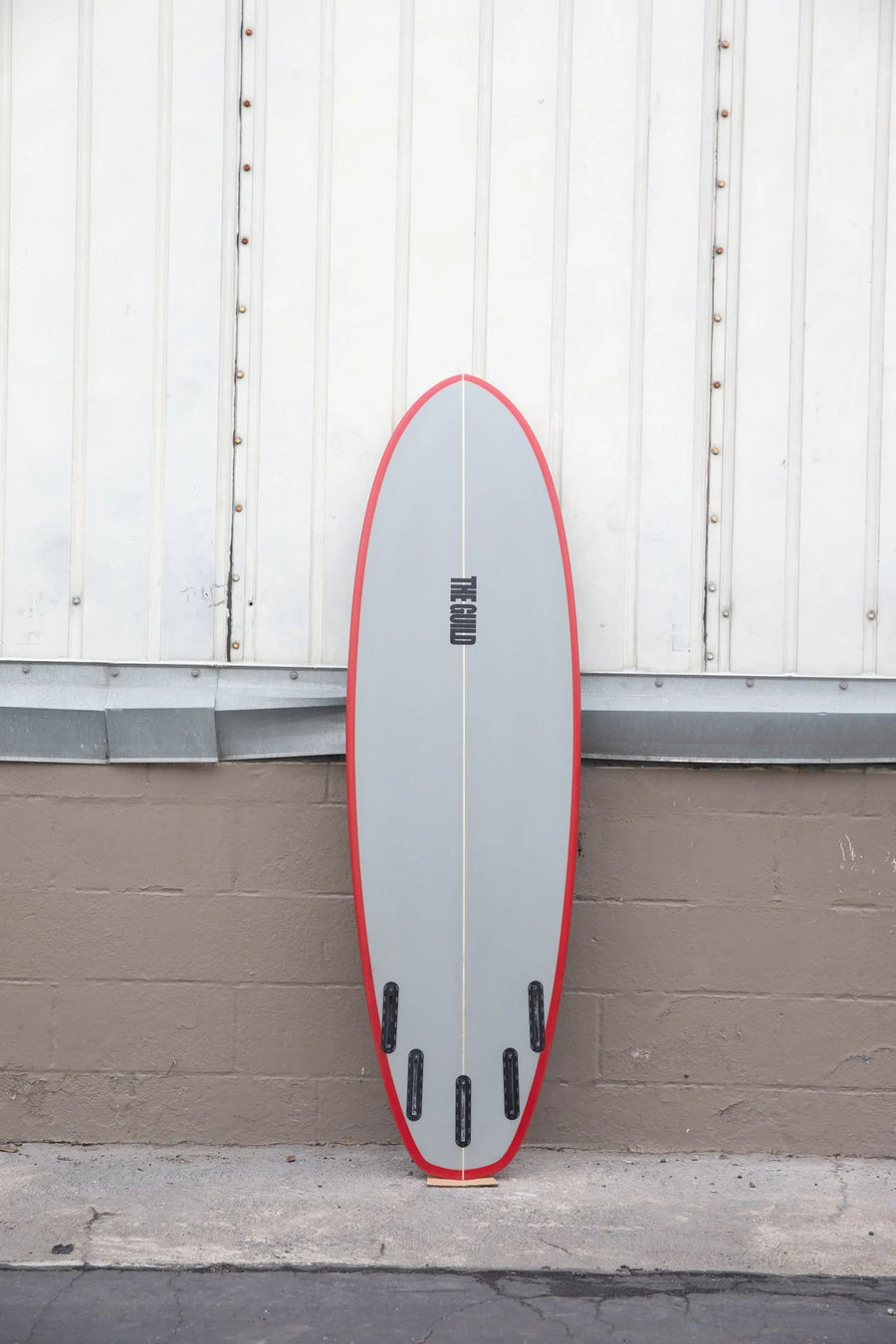 THE GUILD 5'10 MP-EGG - GRAY/RED AIRBRUSH - Surf Bored