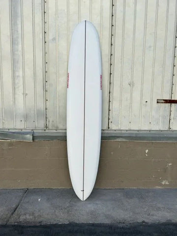 LOVE MACHINE | 9'6" BIG PIN CLEAR RED LONGBOARD - Surf Bored