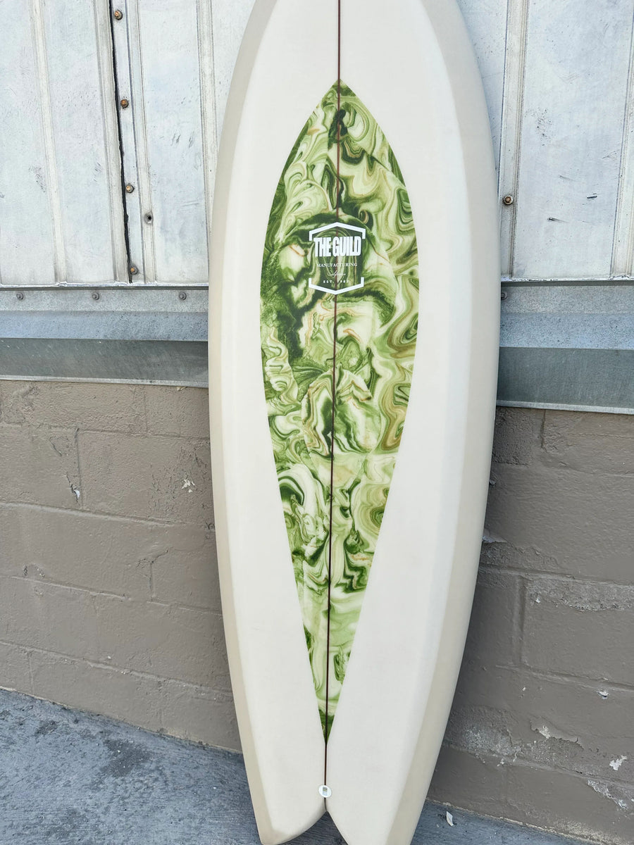 The Guild | THE GUILD 5'7" | ANGLER FISH SAND / ABSTRACT SURFBOARD - Surf Bored