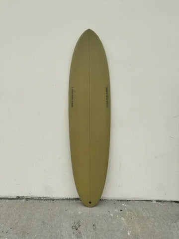 Love Machine | LOVE MACHINE | 7'2" FM | OLIVE SEMI-OPAQUE/CLEAR SURFBOARD - Surf Bored