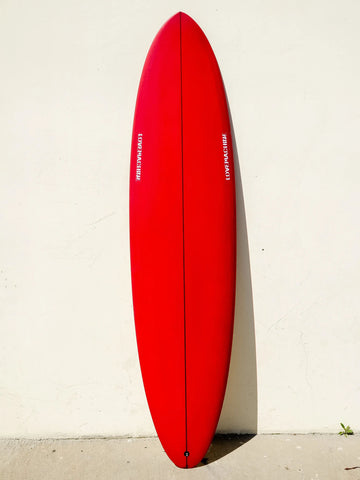 Love Machine | LOVE MACHINE | 7'8" FM | RED/CLEAR SURFBOARD - Surf Bored