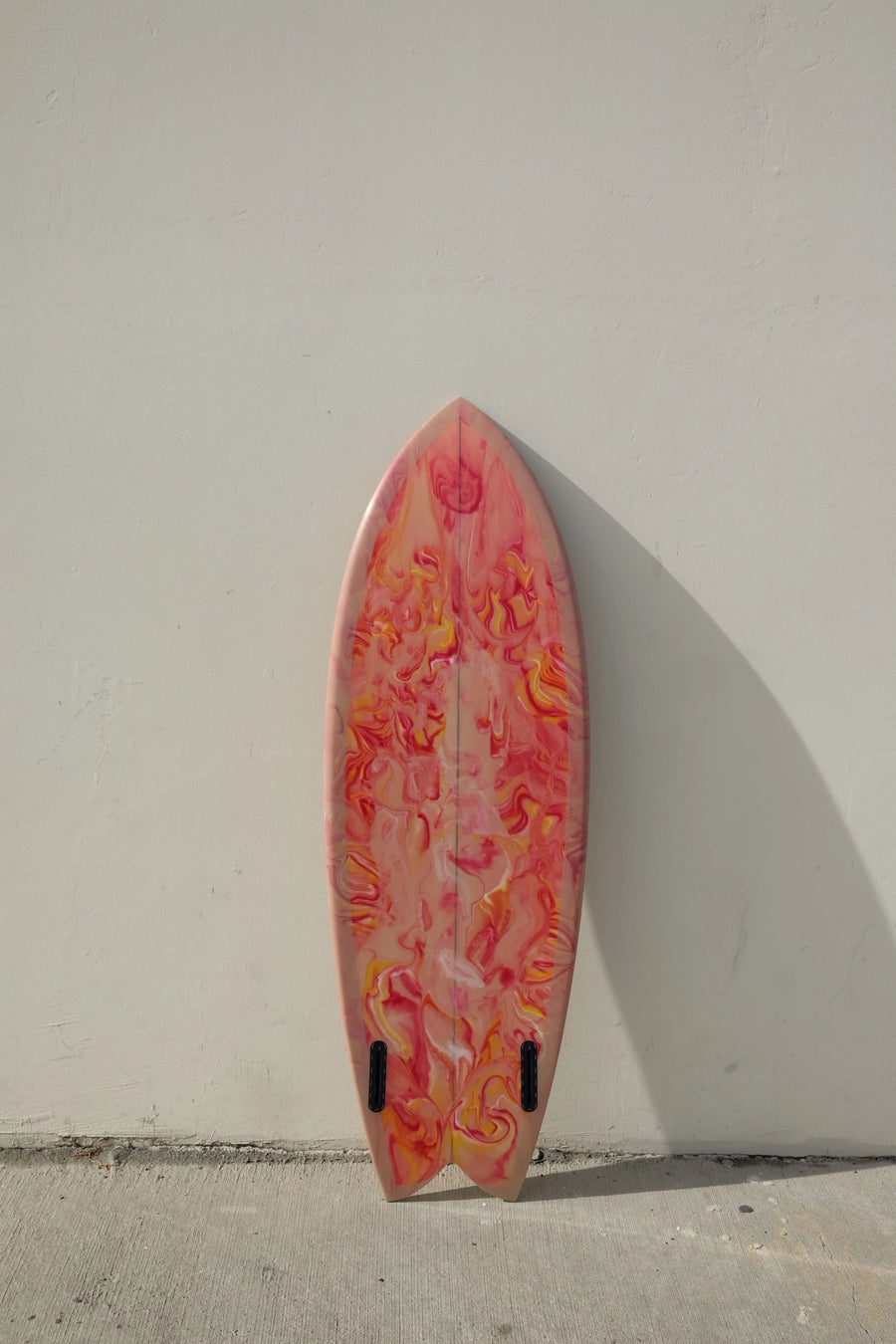 Love Machine | 5'3" Wills Fish I Tan/Abstract Surfboard - Surf Bored