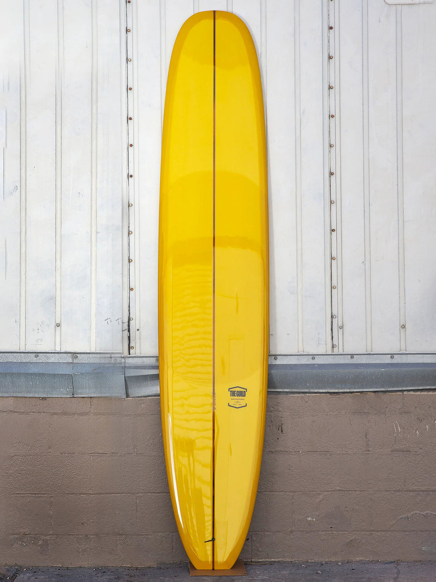 The Guild | 9'6" Noserider Mustard Green Longboard - Surf Bored