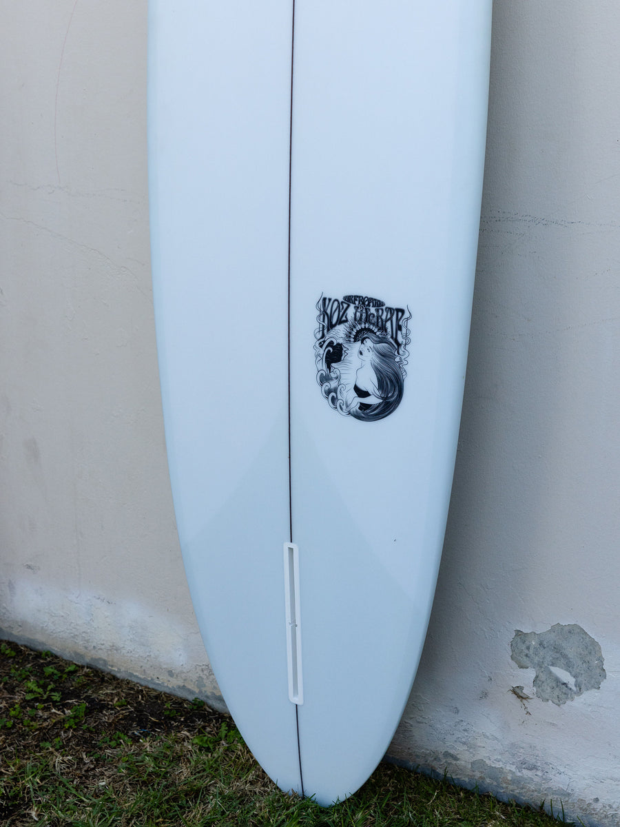 Koz McRae SurfingBoards | 8'0" Mistress Clear Volan Surfboard - Surf Bored
